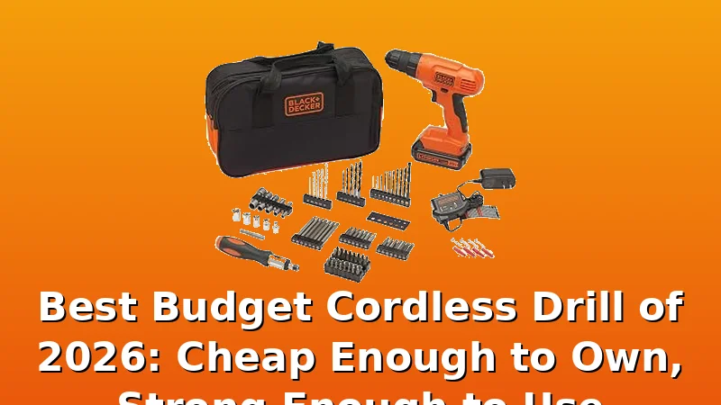 Best Budget Cordless Drill of 2026: Cheap Enough to Own, Strong Enough to Use - TorqueVibe review with measurements and honest opinion