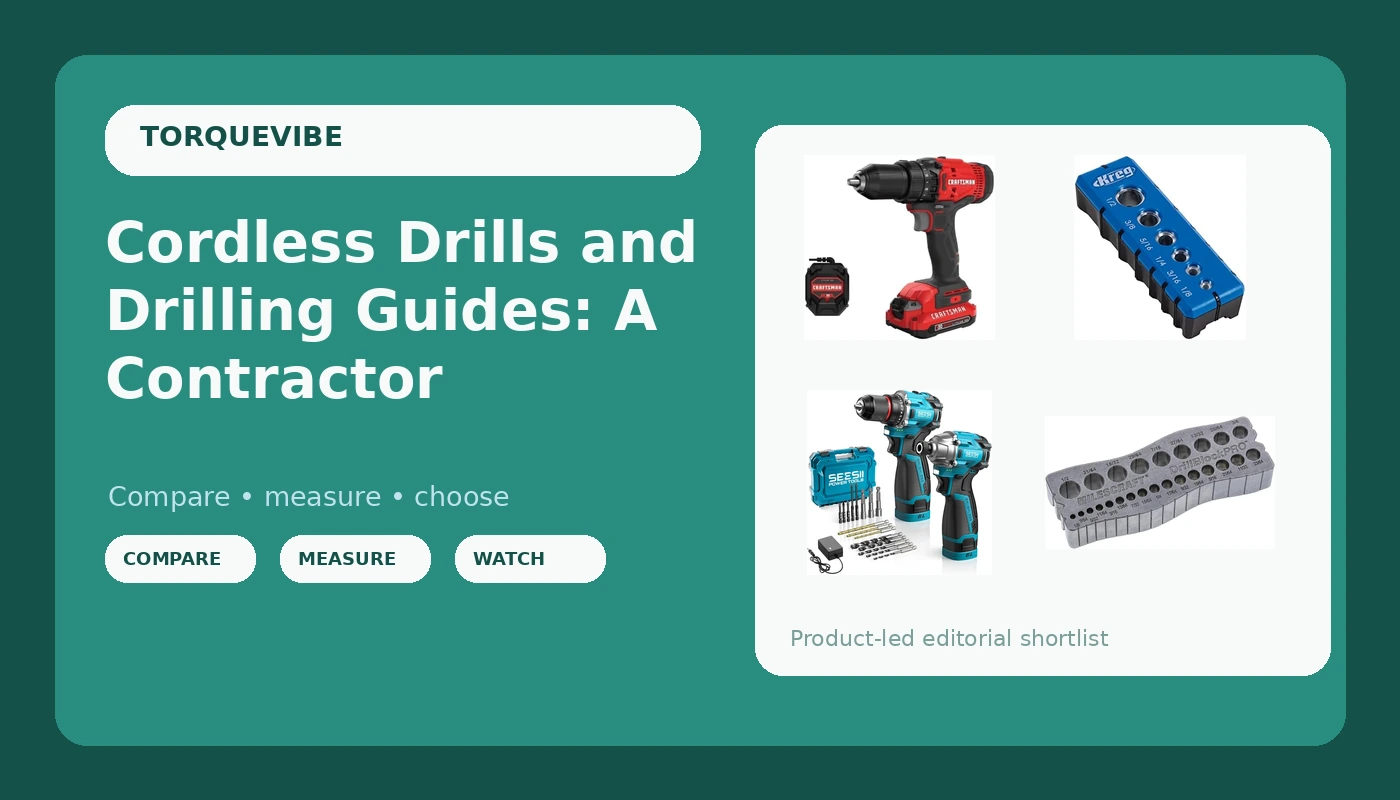 Cordless Drills and Drilling Guides: A Contractor's Honest Take