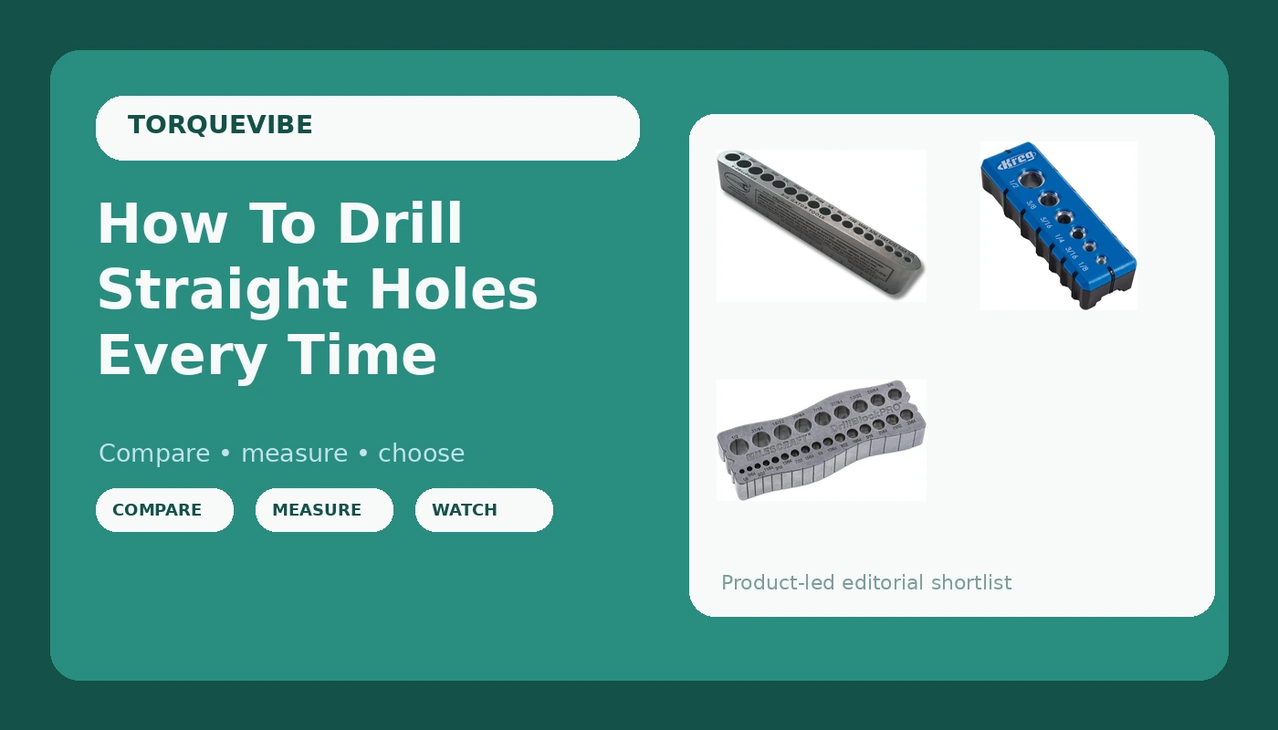How To Drill Straight Holes Every Time - TorqueVibe review with measurements and honest opinion