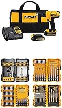 DEWALT 20V MAX Drill/Driver Kit with Bit Set (B07YB2RZ6M)