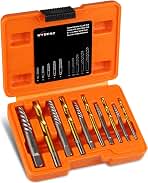 10Pcs Screw Extractor Set and Left Hand Drill Bits (B09XQ8LSBM)