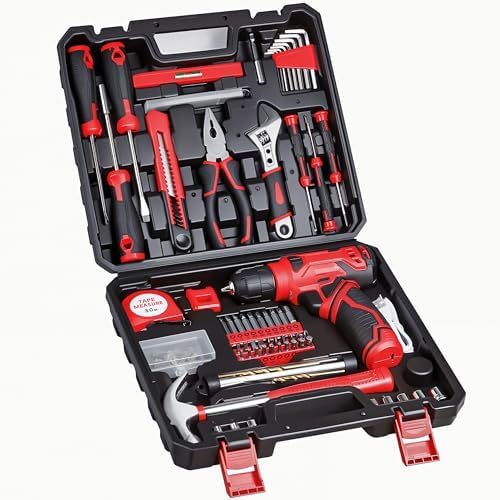 8V Cordless Drill Set (B0DHP8WXMF)