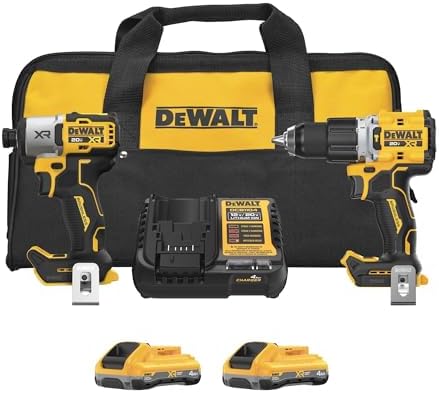 DEWALT 20V MAX XR Hammer Drill Combo (B0FKKKVN7M)