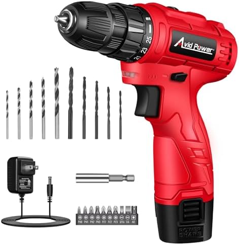 AVID POWER 12V Cordless Drill Set (B0FM837VNM)